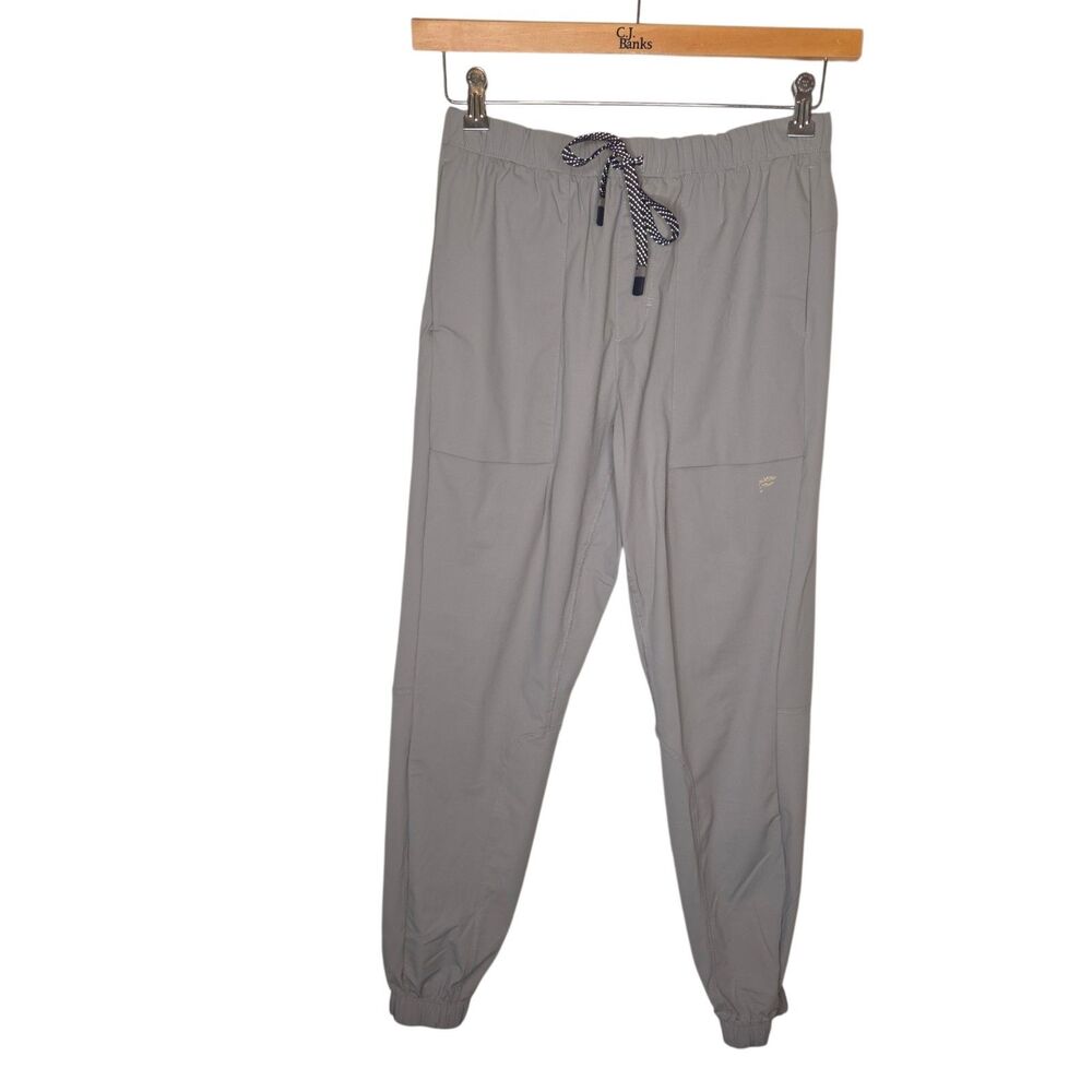 Fabletics Men's The One Jogger Pants Gray Performance Stretch Athletic M
